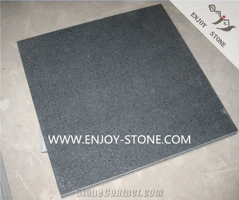 Polished China Impala Granite Slabs&Tiles,Padang Dark Grey Granite for Wall Covering,Floor Tiles,Skirting