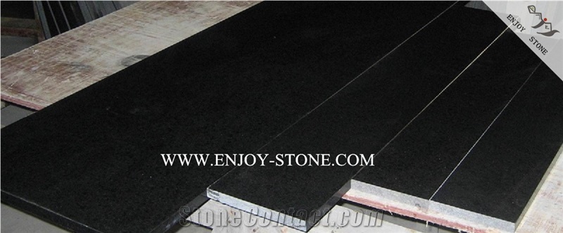 Polished G684 Black Basalt Slabs&Tiles&Strips,Fuding Black Pearl Basalt For Wall Cladding,Andesite Floor Tiles,Lava Stone Slabs,Basalt Pattern