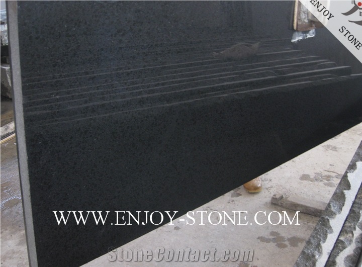 Polished Slabs G684 Fuding Black, Black Basalt, Black Pearl Basalt, Black Basalt, Polished Tile/Cut to Size,Polished Slabs/Flooring/Walling/Pavers