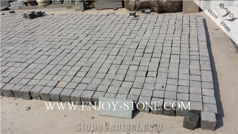 Top Sawn Cube/Cobble Stone Zhangpu Bluestone,Zp Bluestone,Bluestone with Cat Paw,Top Sawn Cube/Cobble Stone Strip/Flooring/Walling/Pavers
