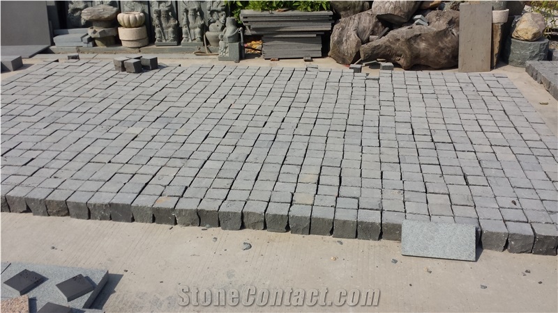 Top Sawn Cube/Cobble Stone Zhangpu Bluestone,Zp Bluestone,Bluestone with Cat Paw,Top Sawn Cube/Cobble Stone Strip/Flooring/Walling/Pavers
