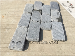 Tumbled Cube/Cobble Stone Zhangpu Bluestone,Zp Bluestone,Bluestone with Cat Paw,Tumbled Cube/Cobble /Flooring/Walling/Pavers