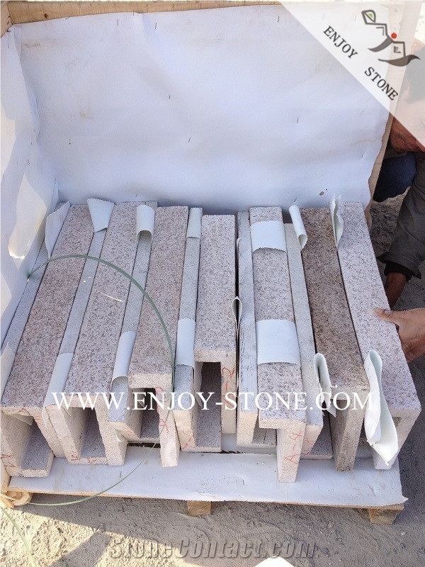 Yellow Rusty G682 Square Rabated Edging Grantie Swimming Pool Coping,Pool Terraces,Flamed Finish Yellow Granite Swimming Pool Coping