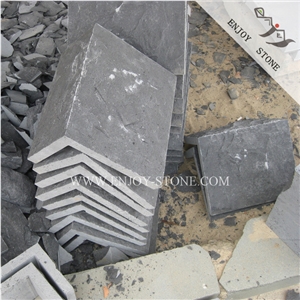 Zhangpu Black Basalt Mushroom Stone,Tiles,Mushroom Corner for Wall Cladding,Floring Pavers