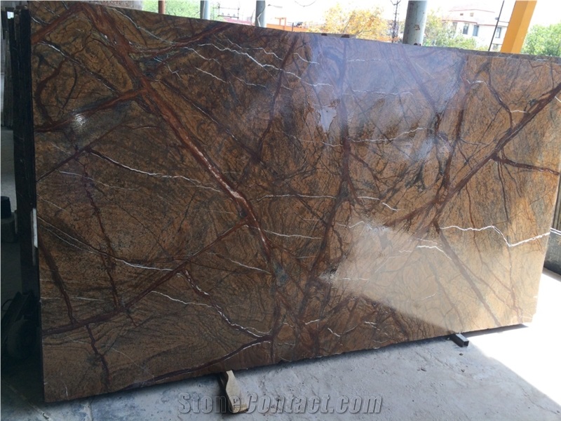 Rain-Forest Brown Marble