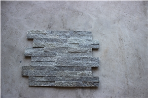 Green Quartzite, panel, split face stone, Culture Stone