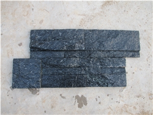 China Black Quartzite Culture Stone, Natrure Stone