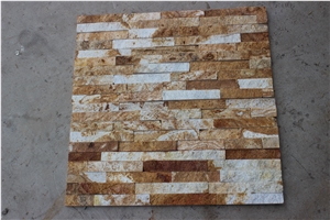 Gold Brown Quartzite Cultured Stone,Ledge