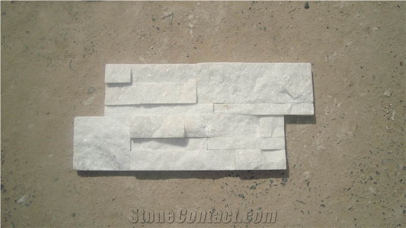 White Quartzite, White Panel, Split Face,Culture Stone, Nature Stone