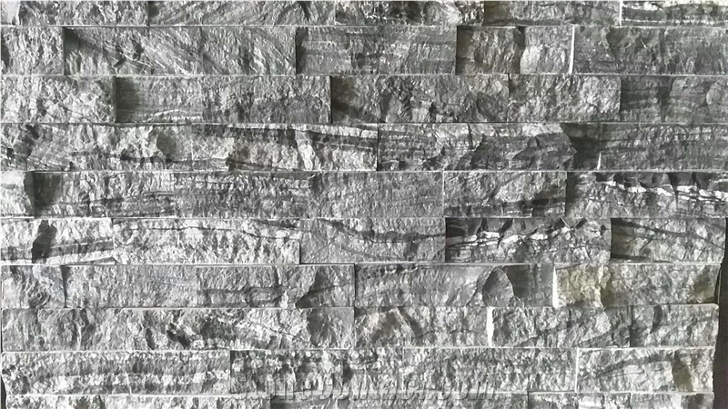 Zebra Marble Wall Cladding, Black Marble Cultured Stone,Ledge