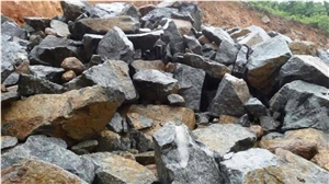 Chinese Reclamation Stone Blocks, Chinese Masonry Protection Granite Blocks Of Slope