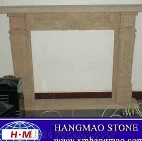 Oem Designs Stone Carved Fireplace