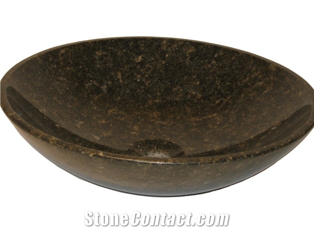 Polished Outdoor Natural Stone Sink Basin