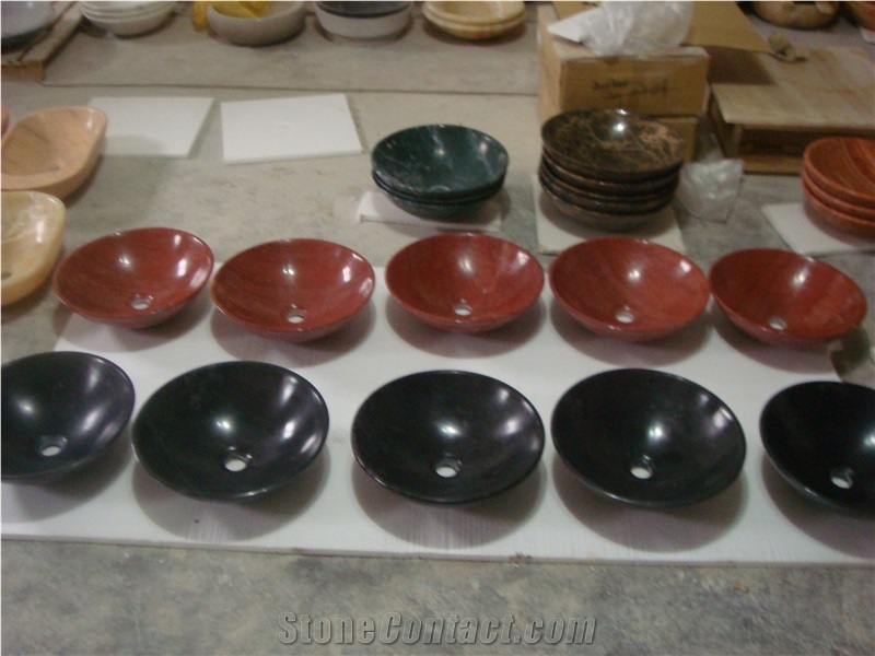 Brown Granite Sink & Basin, Good Quality Bowl on Sales, High Quality Polished Special Shape Sells from China Factory
