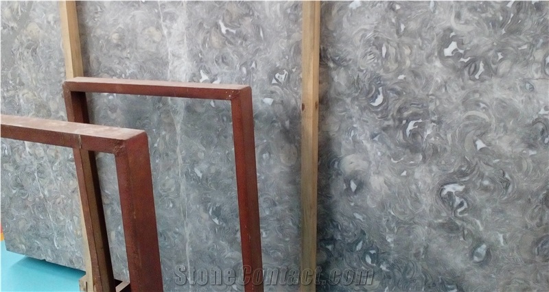 China Good Quality Marble -King Flower Grey Big Slabs and Tiles,Cut-To-Size for Walling ,Flooring ,Skirting ,Covering Tiles Patterns
