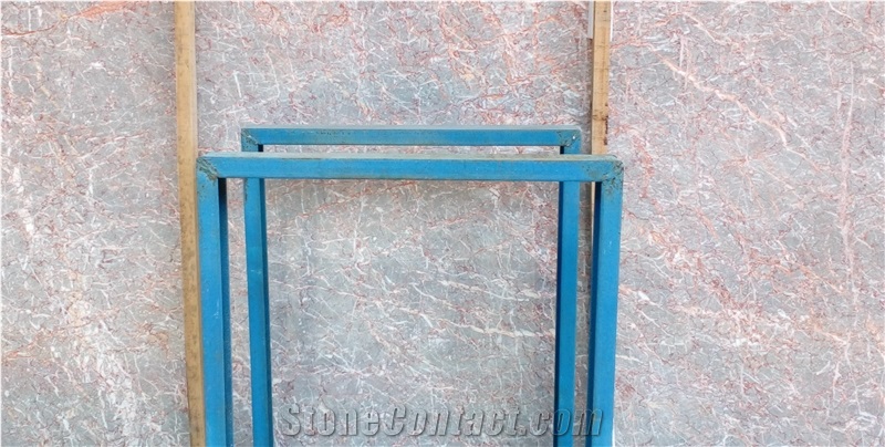 China Natural Polished Stone-New Red Marble with White Veins for Marble Floor and Wall Covering Tiles Patterns