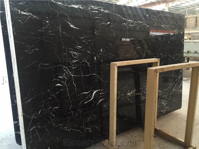 Chines Italy Black Marble Slabs, New Chines Italy Black Marble Tiles, Chines Italy Black Marble Wall Covering, Chines Italy Black Marble for Project New Querry Ready to Go