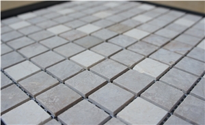Grey Marble Wall Mosaic/ Floor Mosaic Polished Mosaic Split/Mosaic Pattern / Manmade Stone Mosaic Pattern /Thin Laminated Mosaic /Laminated Mosaic Terry Stone
