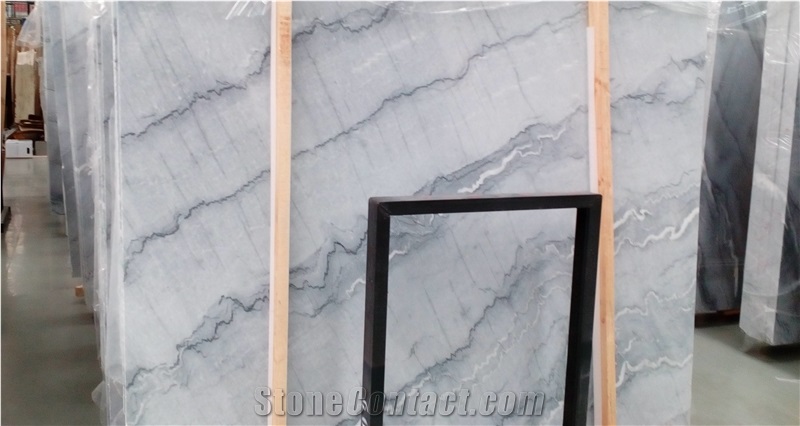 High Polished Natural Stone - Sichuan Bruce Grey Marble Big Slabs and Tiles ,Cut-To-Size for Walling ,Covering ,Skirting ,Paving Patterns or Project Using