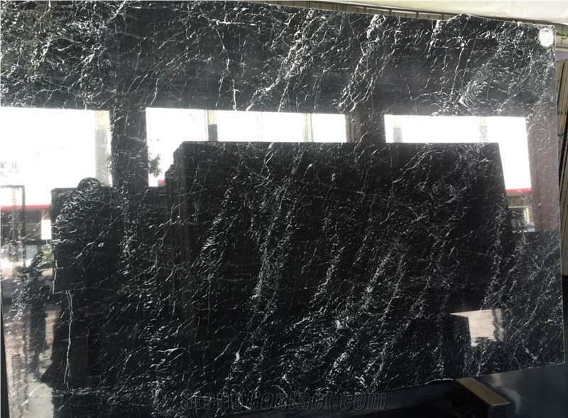 High Polished -New Italy Black with White Veins Marble Big Slabs and Tiles ,Cut-To-Size ,Owned Quarry and Factory Produced in China -Xiamen Terry Stone