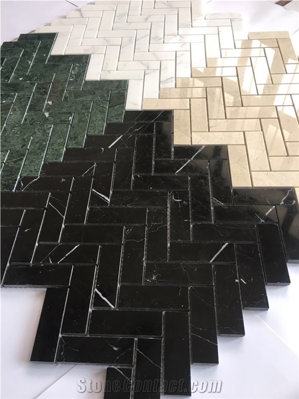Marble Wall Mosaic/ Floor Mosaic/ Polished Mosaic Split/ Mosaic Pattern/ Thin Laminated Mosaic/ Laminated Mosaic Terry Stone