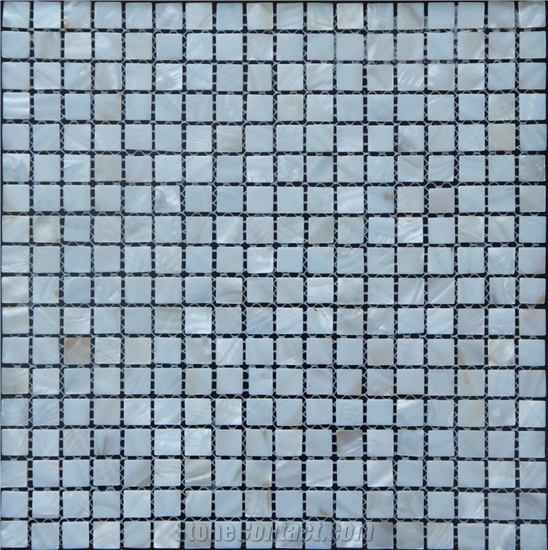 Natural Blue Shell Wall and Floor Mosaic for Luxury Commercial Project ,High Quality and Owned Factory