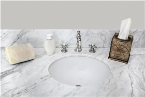 Natural Stone White Marble Basin & Sink, White Natural Marble Bowls, High Quality Polished Round Stone Sinks on Sale