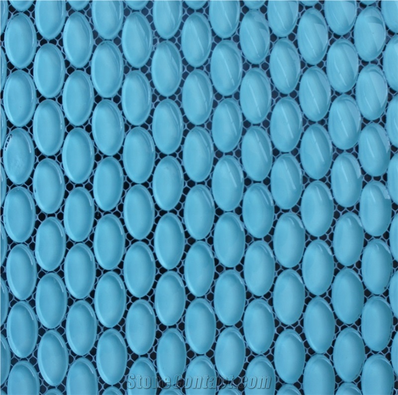 New Design Of Glue Pebble Glass Chips Mosaic Tiles Pattern for Wall and Floor ,China Manmade Material Mosaic Patterns -Owned Factory