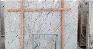 New India Natural Stone Marble -Golden River Wave Big Slabs & Tiles , Cut-To-Size ,Skirting and Project