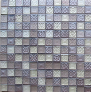 Resin and Ceramic Wall and Floor Mosaic -For Luxury Hotel Commercial Project Use