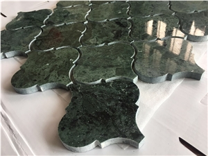 Verde Green Mosaic Series, Verde Green Mosaic, Wall Mosaic/ Floor Mosaic/ Polished Mosaic Split/Mosaic Pattern