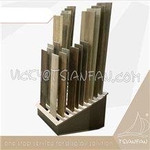 Custom Timber Tile Slot Display Stand