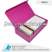 Customized Quartz Stone Sample Tile Display Box-Pb021