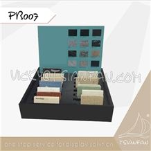 Pb007 Crystal Quartz Stone Display Sample Box