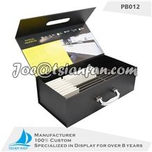 Portable Cardboard Stone Sample Display Box-Pb012