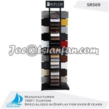 Quartz Tiles Sample Showing Stand Display Rack