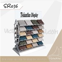 Sr036 Desktop Quartz Stone Tower Display Stand