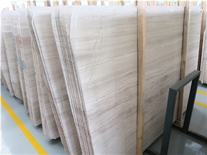 China Serpeggiante Marble/Wood Grain Stone Slab