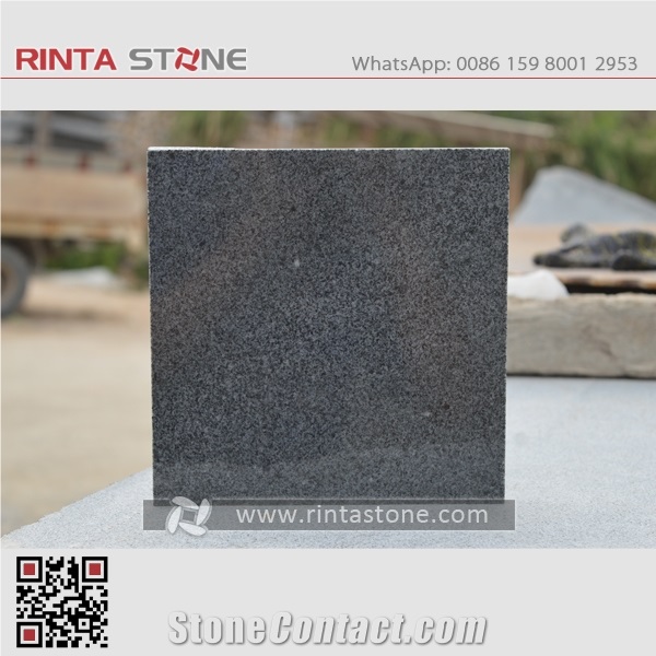 G654 Granite Tiles/Slabs Sesame Black,Nero Impala,Dark Padang Grantie,Dark Black Granite,Dark Grey Granite Slabs,China Grey Granite
