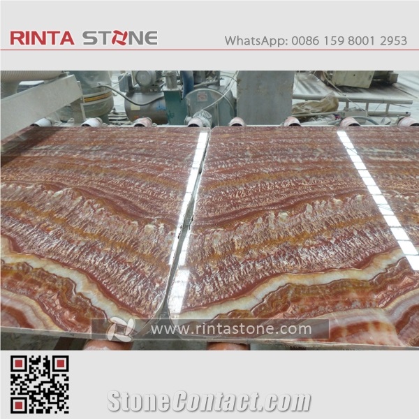 Multicolour Red Onyx Royal Onyx Picasso Red Onyx Fantastic Red Onix Ruby Red Onyx Yellow Green Blue Pink Beige Black White Light Dark Onyx Slabs Tiles