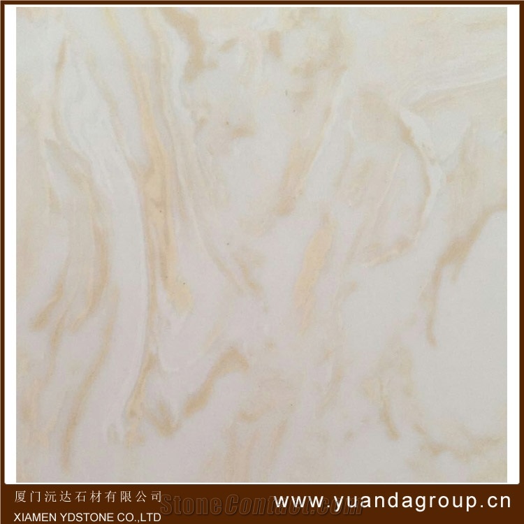 Beige Artificial Onyx Laminated Slabs