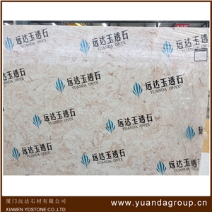 Coffee Brown Color Artificial Onyx Stone Slab
