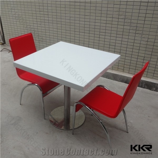 17 Hot Sale China Manufacture Solid Surface Kfc Dining Table Heat Resistant Table Top From China Stonecontact Com