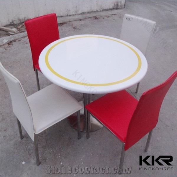 17 Hot Sale China Manufacture Solid Surface Kfc Dining Table Heat Resistant Table Top From China Stonecontact Com