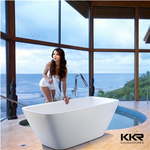 China Wholesale Custom Size Modern Corian Solid Surface Walk-In the Bath Tub with Factory Prices