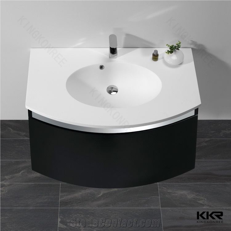 Dupont Corian Modern Solid Surface Bathroom Artificial