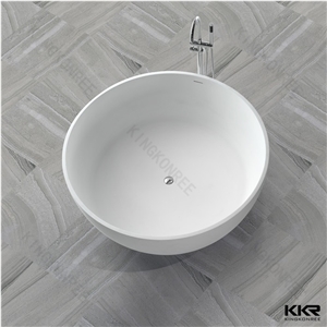 Small Size Stone Pmma Resin Custom Free Standing Bath Tub for Sale