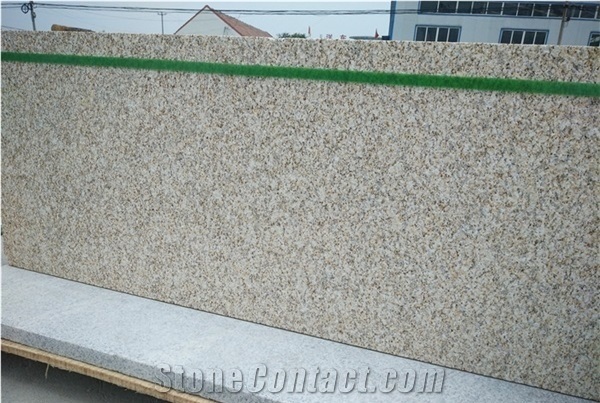 China Laizhou Rust Yellow Granite Tiles & Slab