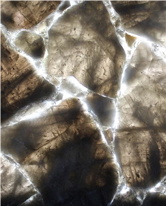 Semiprecious Stone Multi-Color Crystal Slabs & Tiles