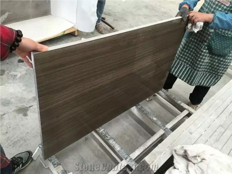 Customized Natural Factory Price Coffee Wooden Marble Tile
